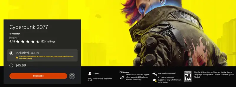 Kiedy Cyberpunk 2077 wrócił na PS Store? Wszystko, co musisz wiedzieć